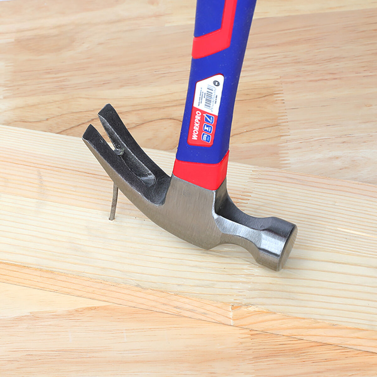 Tømrers hammer Workpro 450 g Tømrerarbejde